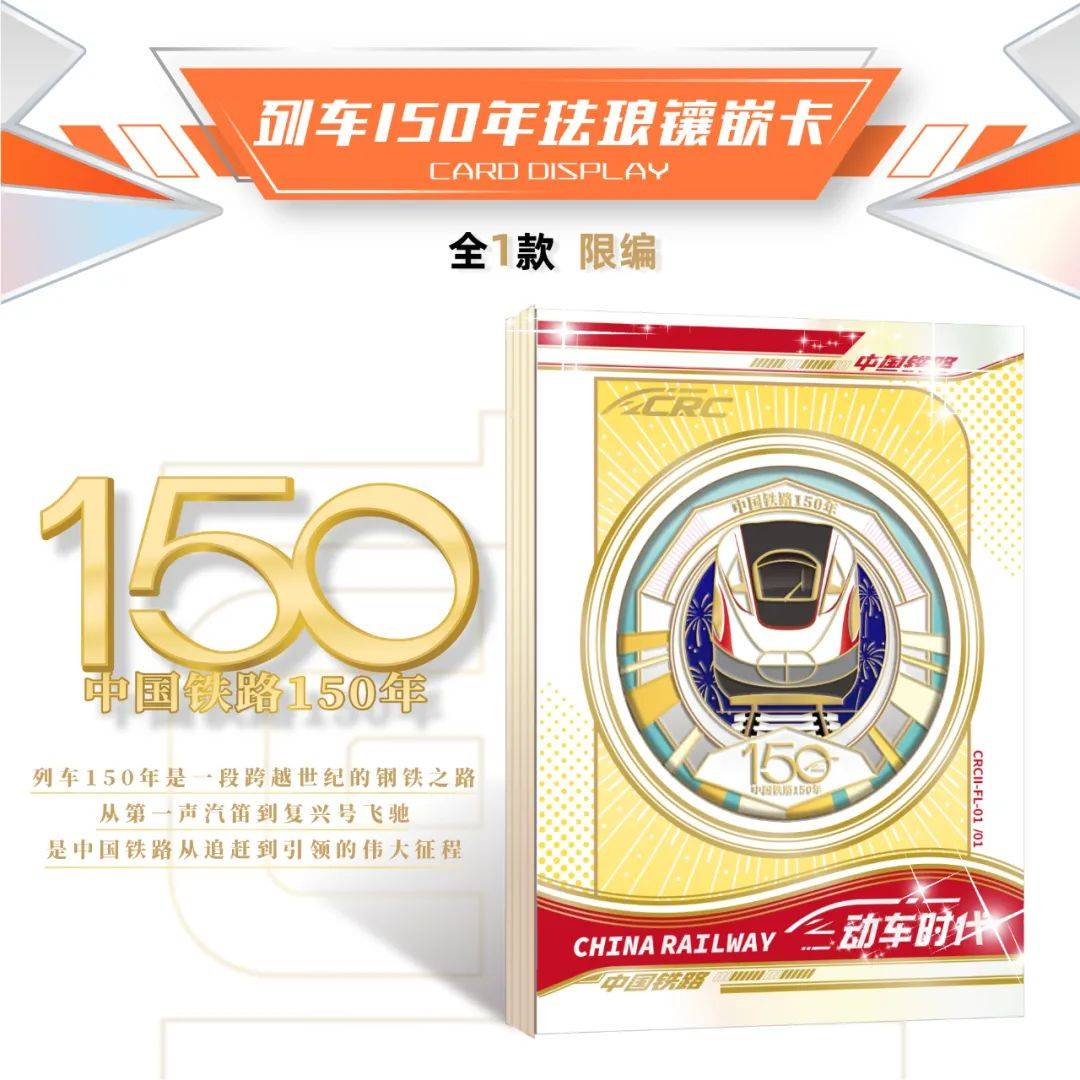 动车时代限量珍藏卡火车迷的宝藏卡牌！pg电子中国网站新品上市｜中国铁路-(图1)